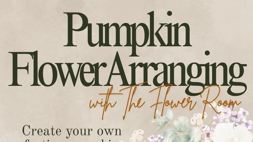 Pumpkin Floral Arranging Flyer